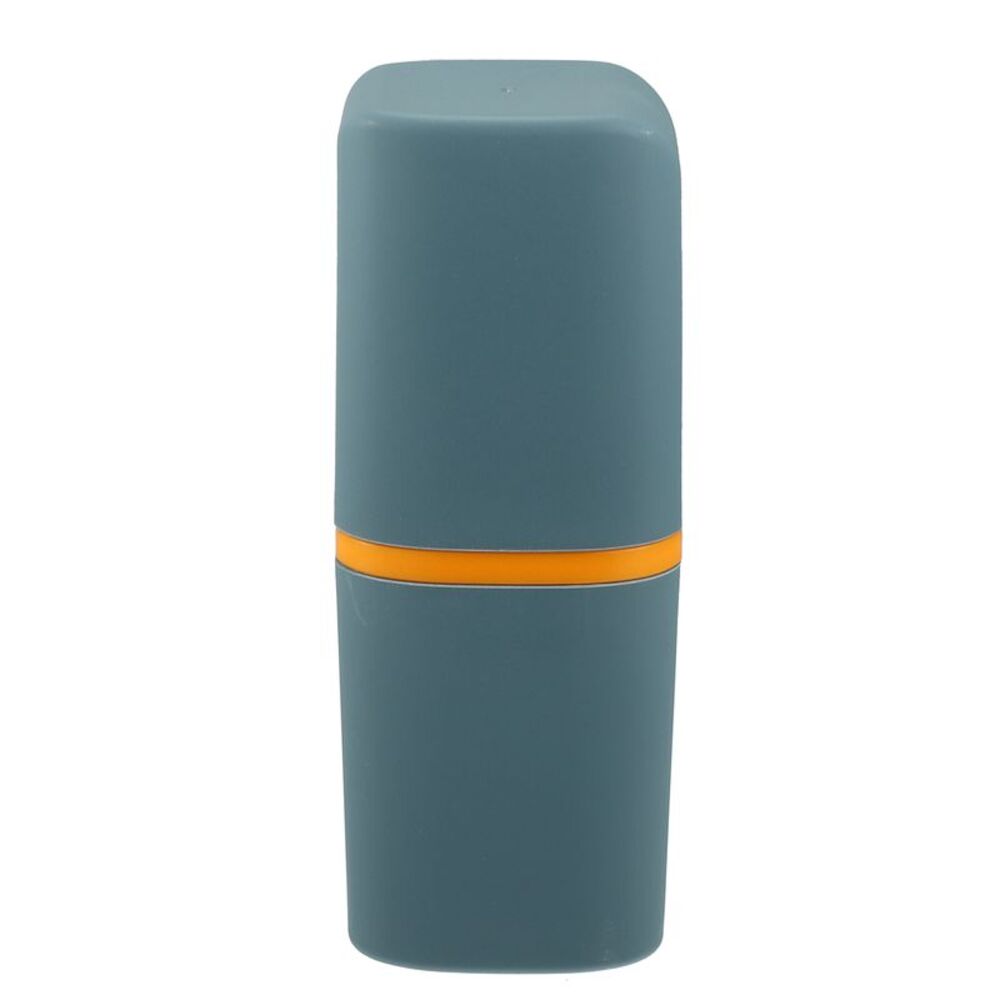 PP Traveling Toothbrush Holders Case Gray Blue 20x7.5x5.5cm